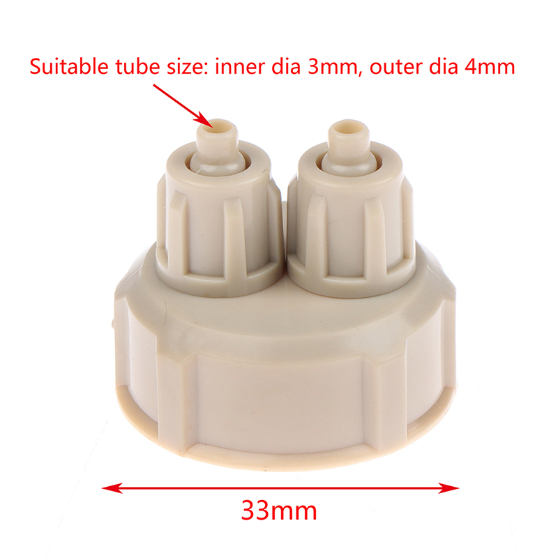 Co2 Diffuser Planted - 2-teiliges Aquarium CO2-System-Set mit Schlauch, Ventil,