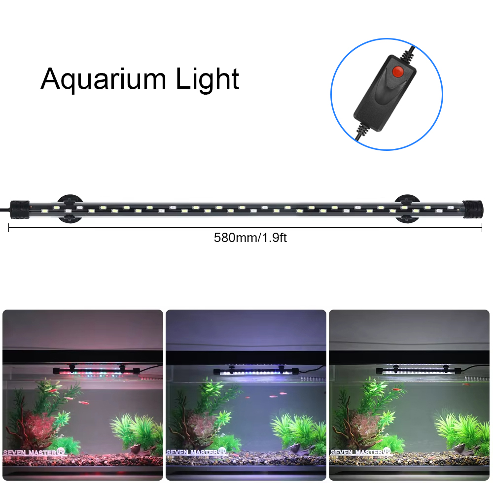 Aquarium Fish Enrichment - 58CM Aquarium Licht LED Pflanze Wachsen
