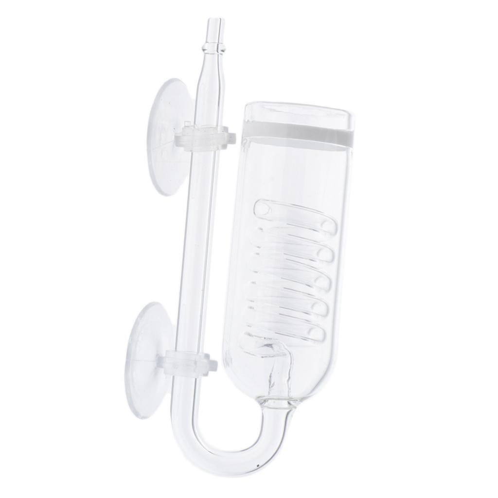 Co2 Diffuser Planted - Hochleistungs-Glas-CO2-Diffusor-Zerstäuber für Aquarien, Wasserpflanzen, Kohlendioxidversorgung und