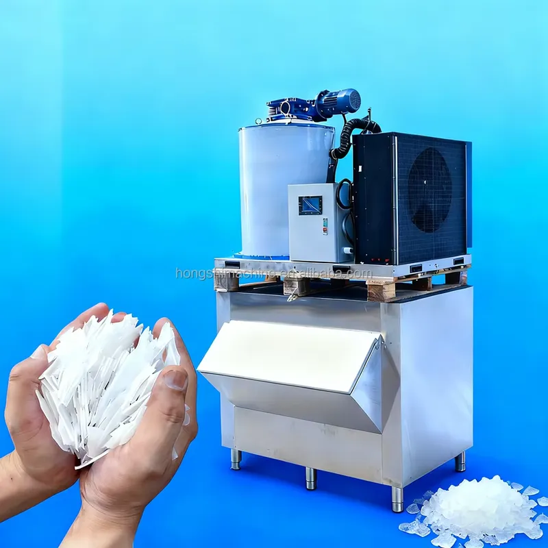 Fish Food Flake - Automatische Eiswürfelmaschine mit Frischem Meerwasser Luftkühlsystem