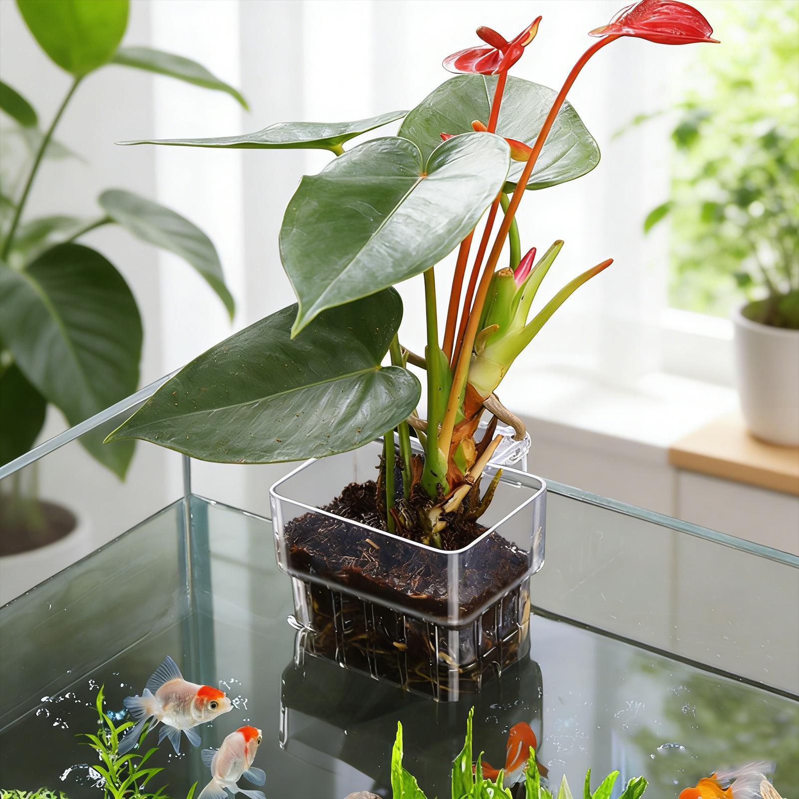 Transparenter, aufhängbarer Aq – Aquarium Fish Pot Bewertung und Preis
