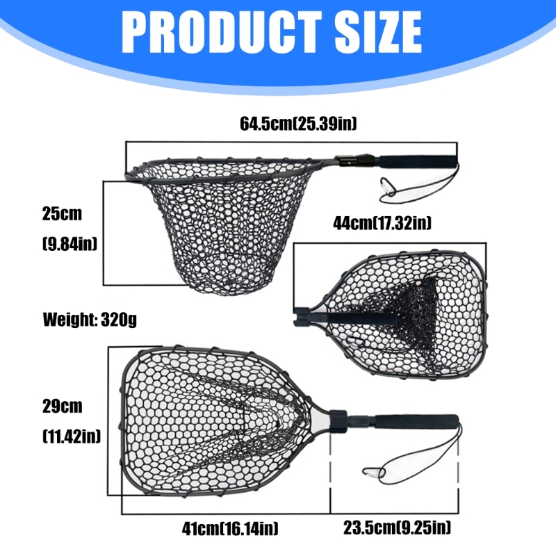Faltbares Landung Netz zusamme – Fish Net Handle Bewertung und Preis