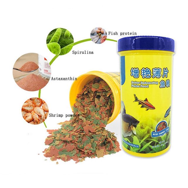 40 g Fischfutter zum Färben un – Fish Food Flake Bewertung und Preis