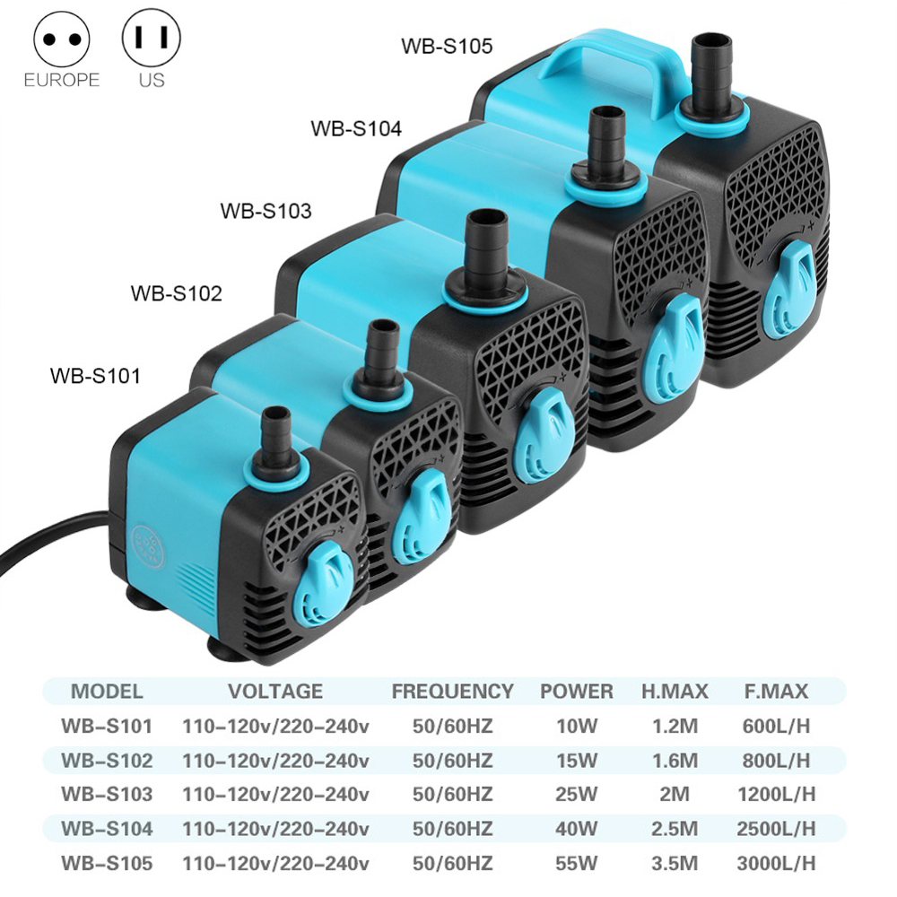 220V Ultra Ruhig Tauch Wasserp – Aquarium Fish Care Bewertung und Preis