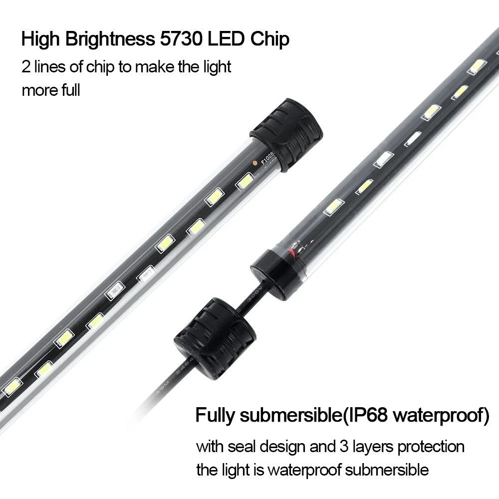 58CM Aquarium Licht LED Pflanz – Aquarium Fish Enrichment Bewertung und Preis