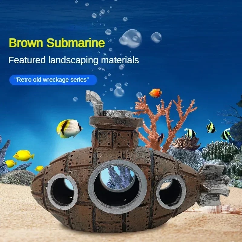 Harz-U-Boot-Ornamente für Aqua – Aquarium Fish Enrichment Bewertung und Preis