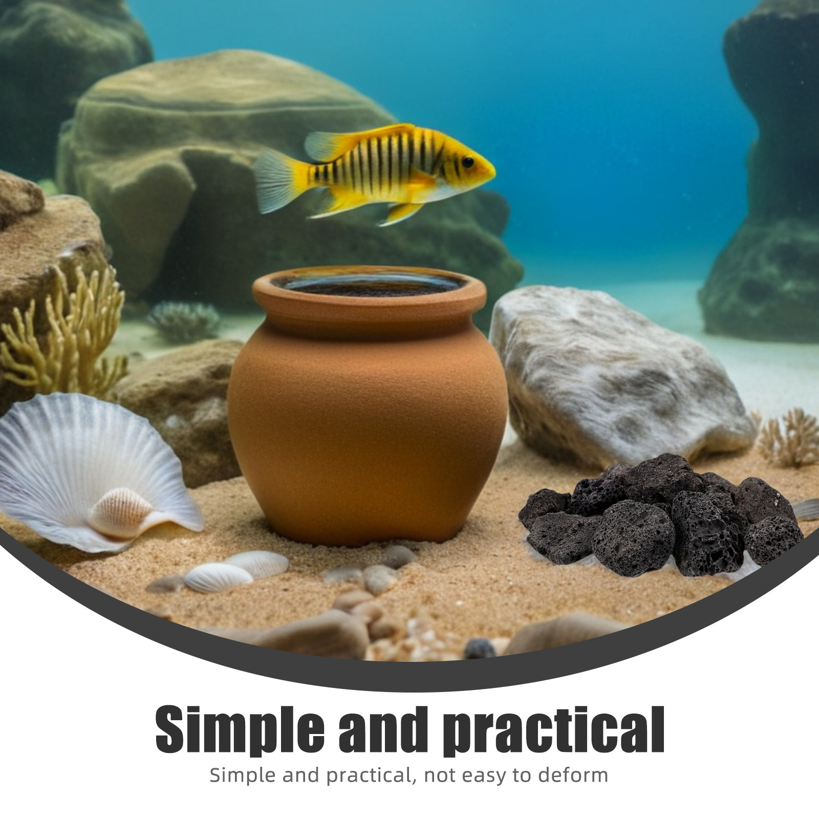 1 Packung Natürliche Vulkanste – Aquarium Fish Pot Bewertung und Preis
