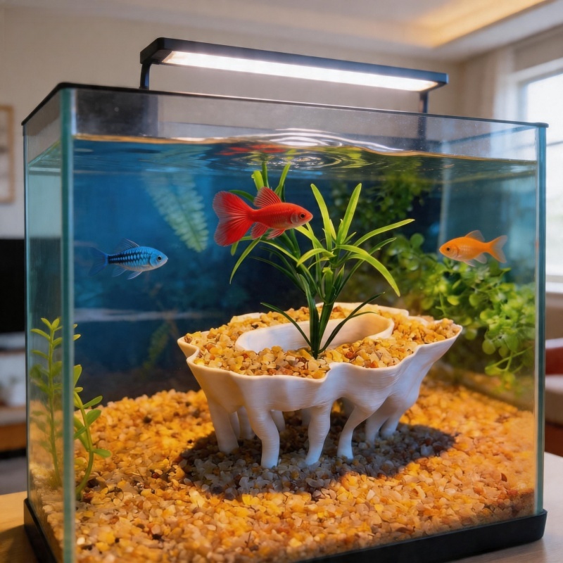 3D-gedruckte Aquarienpflanzen  – Aquarium Fish Pot Bewertung und Preis